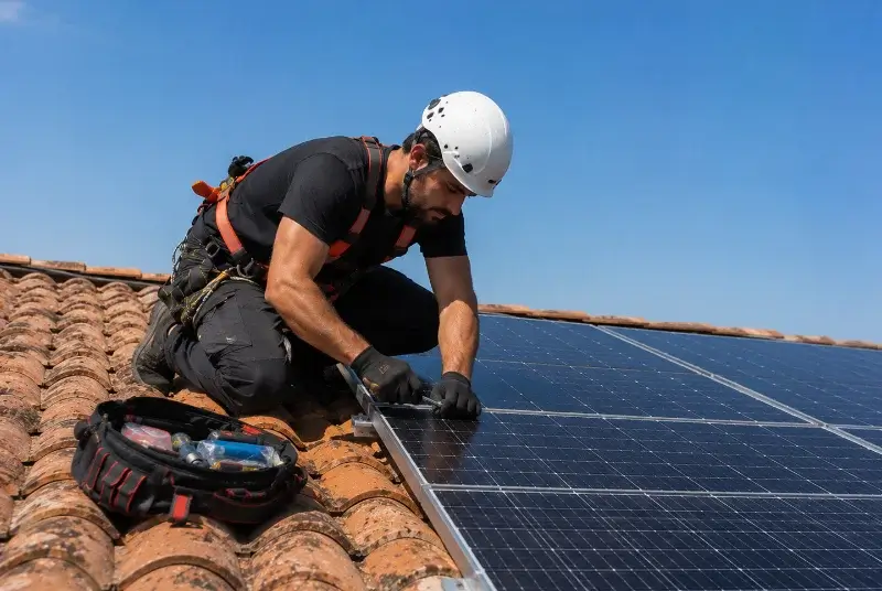 Maintenance et monitoring de panneaux solaires à Saint-Germain-sur-Rhône