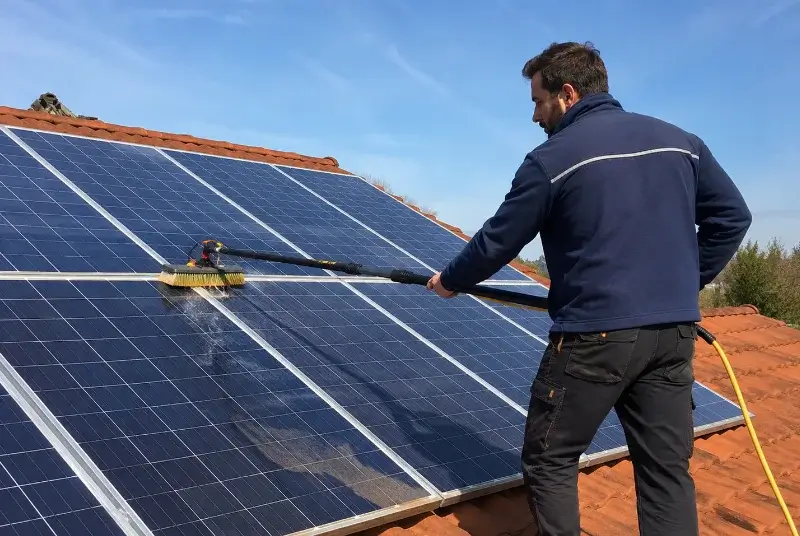 Nettoyage et entretien de panneaux solaires à Saint-Germain-sur-Rhône