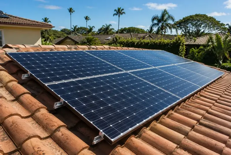 Installation de panneaux solaires à Saint-Germain-sur-Rhône